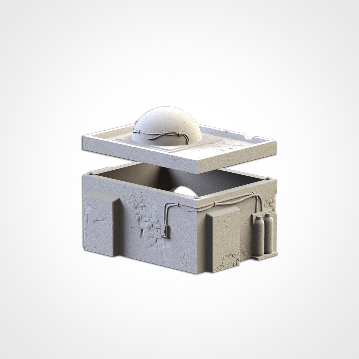 Desert Outpost Buildings - Set of 6 - Star Wars - Dune - 40k - Infinity