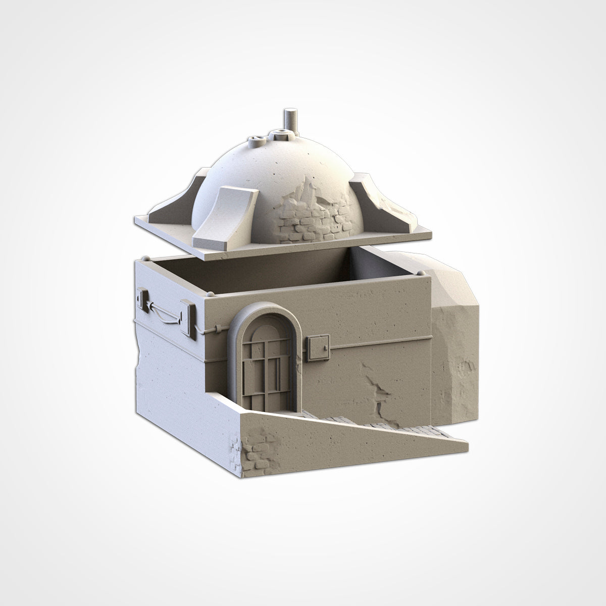 Desert Outpost Buildings - Set of 6 - Star Wars - Dune - 40k - Infinity