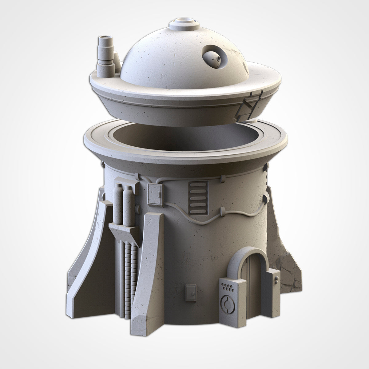 Desert Outpost Buildings - Set of 6 - Star Wars - Dune - 40k - Infinity