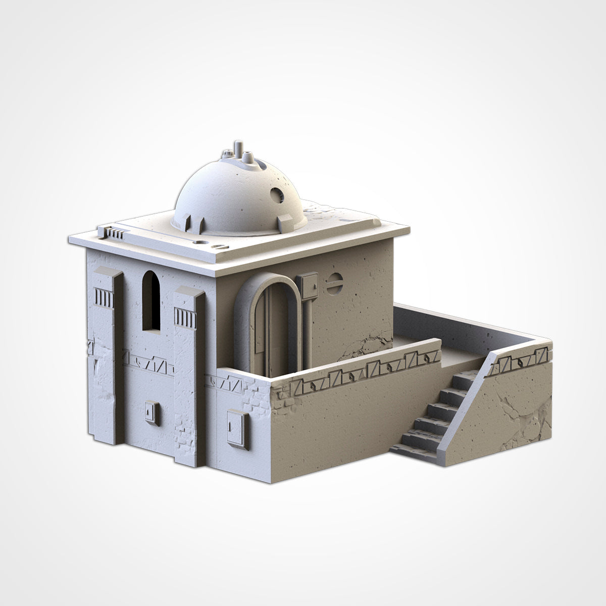 Desert Outpost Buildings - Set of 6 - Star Wars - Dune - 40k - Infinity
