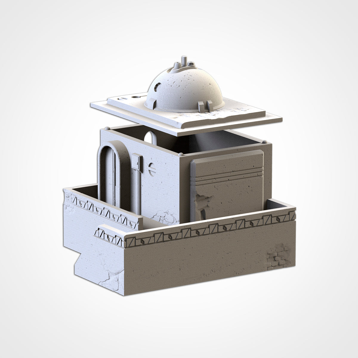Desert Outpost Buildings - Set of 6 - Star Wars - Dune - 40k - Infinity