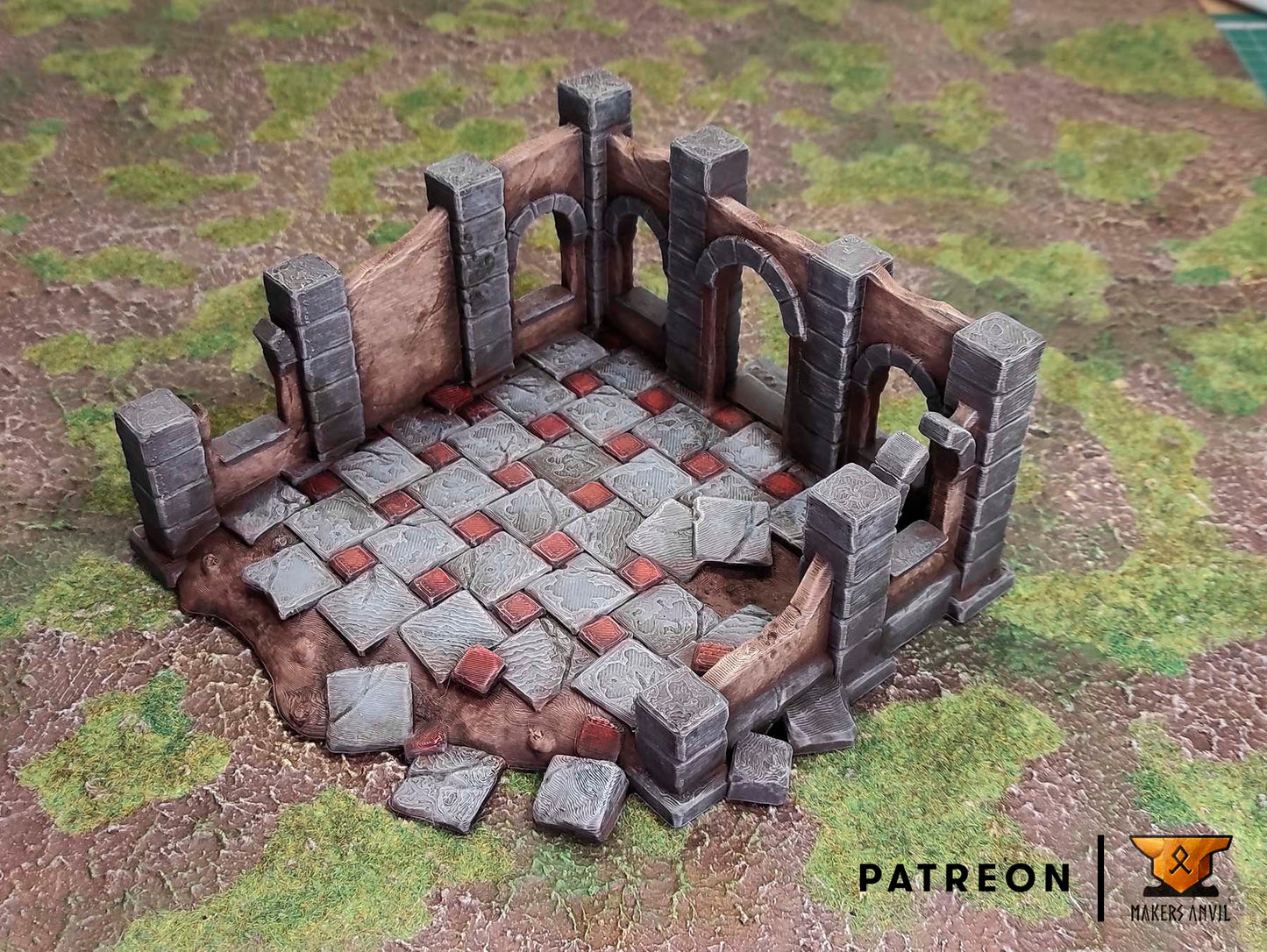 Destroyed Buildings (set of 3)