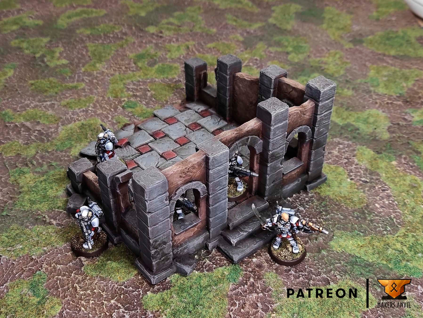 Destroyed Buildings (set of 3)