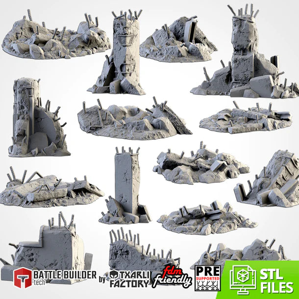 Txarli Factory Sci-Fi Terrain Collection
