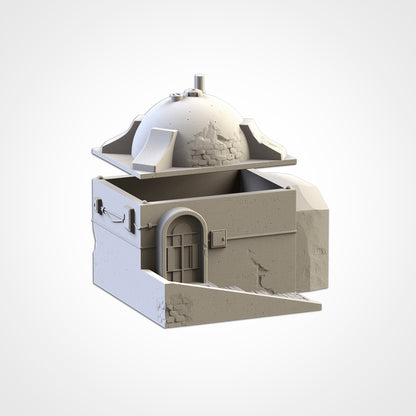 Desert Outpost Buildings - Set of 6 - Star Wars - Dune - 40k - Infinity