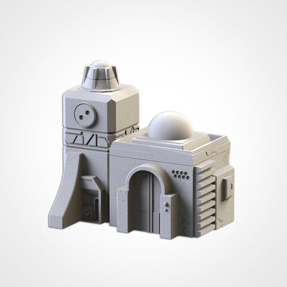 Desert Outpost Buildings - Set of 6 - Star Wars - Dune - 40k - Infinity