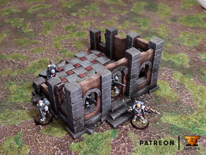 Destroyed Buildings (set of 3)